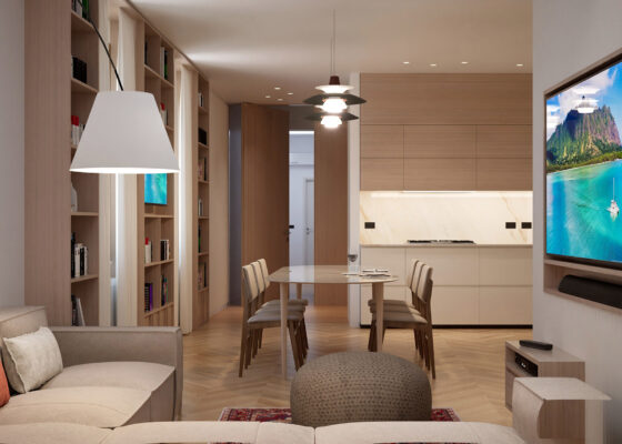 Interior designer a Piove di Sacco (Padova): Progettazione di unn appartamento in centro